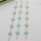 VAEM22 New trendy four-leaf collar chain bracelet personalized luxury high-end accessory available as a gift option
