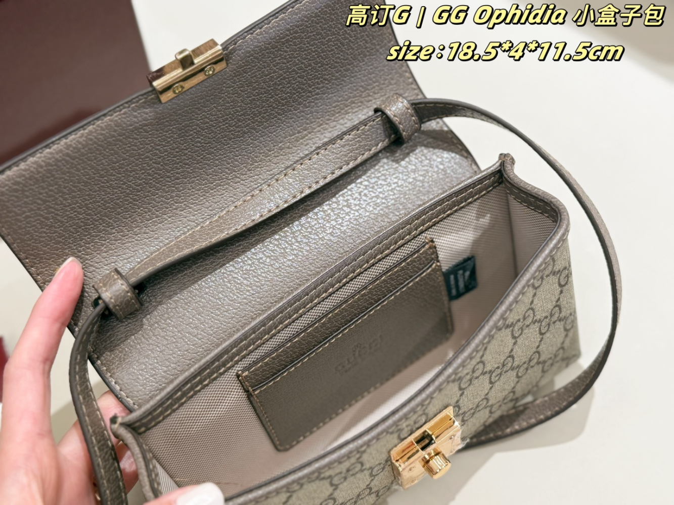 GEM159 New arrive fashion brown bag for woman hands bag beautiful gift to choose gift 18.5*4*11.5cm