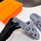LEM579 Designer women slippers black white bown grey color sandals shoes for women high quality