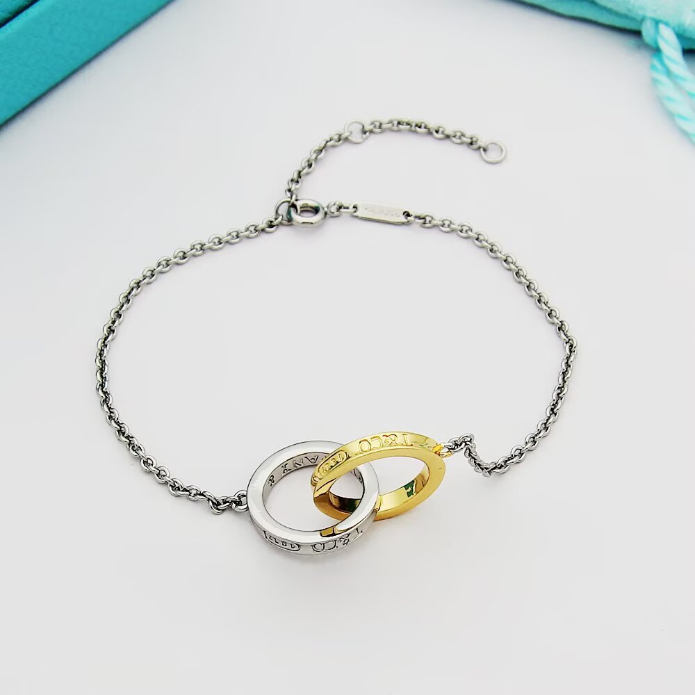 TEM18 designer bracelet luxury jewlery designer for women stainless steel bangle T braclet womens bracelet