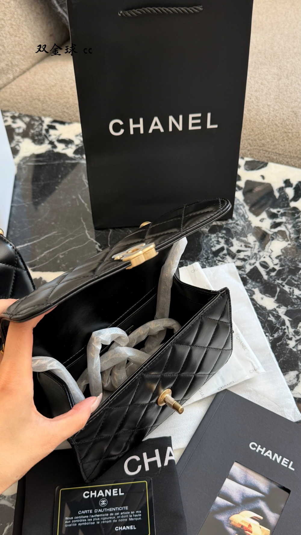 CEM385 New arrive fashion black white color bag for woman beautiful gift to choose 2 size
