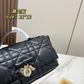 DEM361 New arrive fashion black white  red blue khaki  pink yellow color bag for woman beautiful gift to choose size 21*12cm