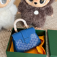 GOEM13 New arrive fashion brown deep blue green white red black grey orange color bag for woman beautiful gift to choose 30*38cm