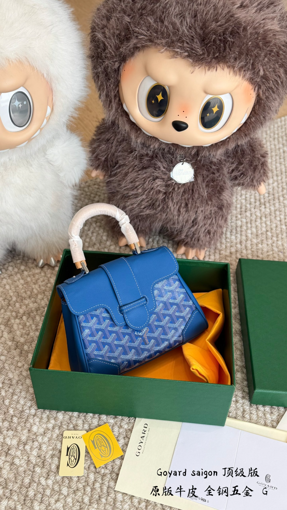 GOEM13 New arrive fashion brown deep blue green white red black grey orange color bag for woman beautiful gift to choose 30*38cm