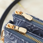 LEM624 New arrive fashion blue grey bag for woman hands bag beautiful gift to choose gift 24.5 x 13.5 x 6.5cm
