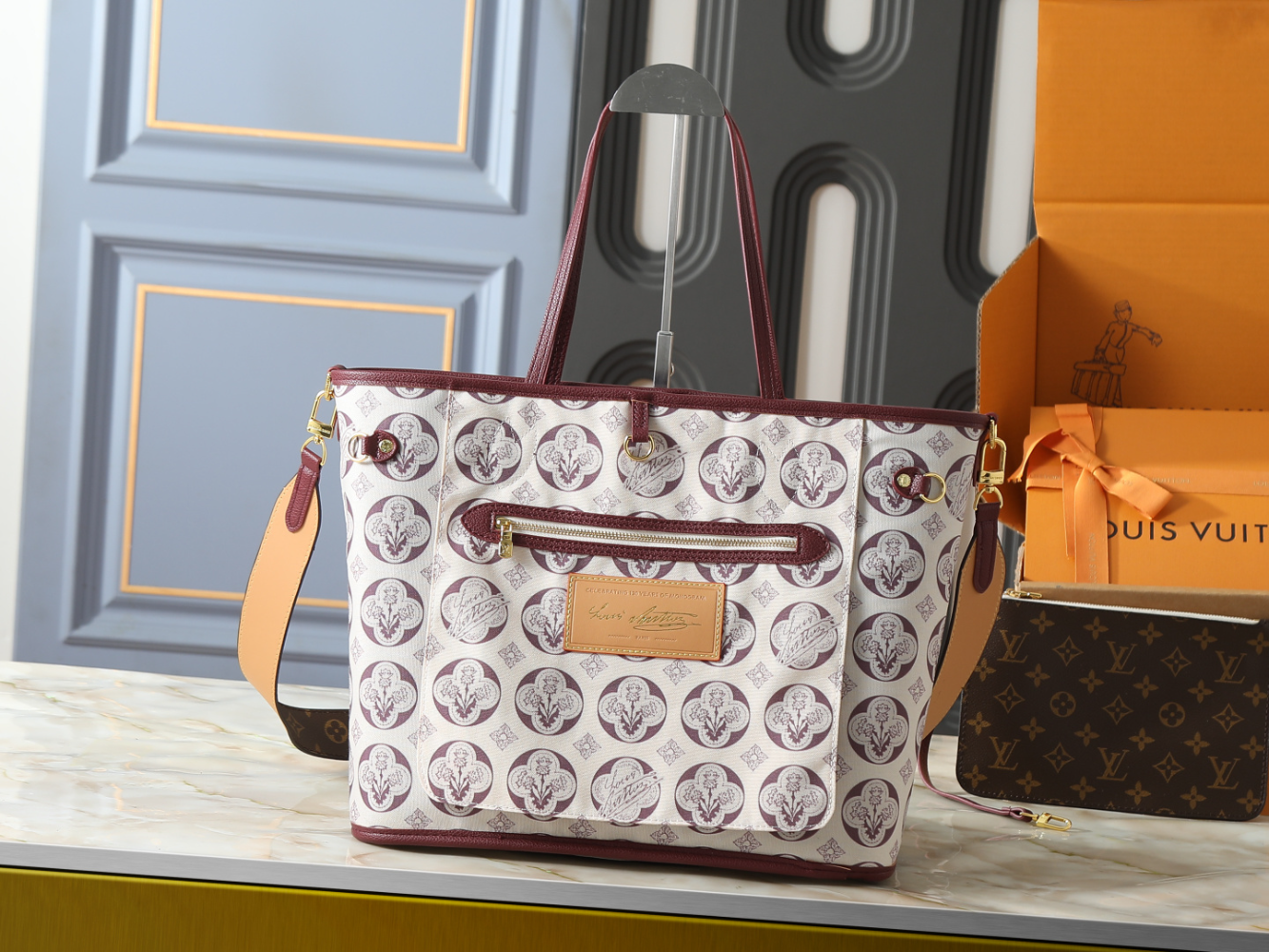 LEM489 New arrive fashion  brown bag for woman hands bag beautiful gift to choose gift 31 x 28 x 14cm