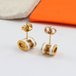 HEM143 New arrive fashion black white color earring  for woman jewelry beautiful jewelry no with box