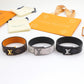 LEM342  New arrive Fashion Three-dimensional metal letter wristband bracelet couple accessories for woman