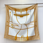 LEM440 New product launched selling well Khaki fashionable and exquisite scarf as a great gift option 90*90cm