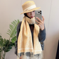 DEM330 new arrive  Hot sale yellow pink color fashion beautiful  scarf  for woman gift  to choose size 180*45cm