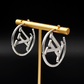 LEM390 New Arrive Fashion Gold Color Can Be Rotated Earring  for Woman Jewelry Beautiful Jewelry To Choose Gift No with Box