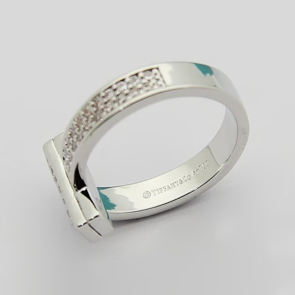 TEM47 New Classic Ring Brand Designer Titanium Steel Ring Gold Ring Women Mens Ring Love Promise Jewelry