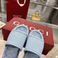 GEM144 Designer Shoes women Sandals for women pink black blue color shoes high quality size 35 to 41