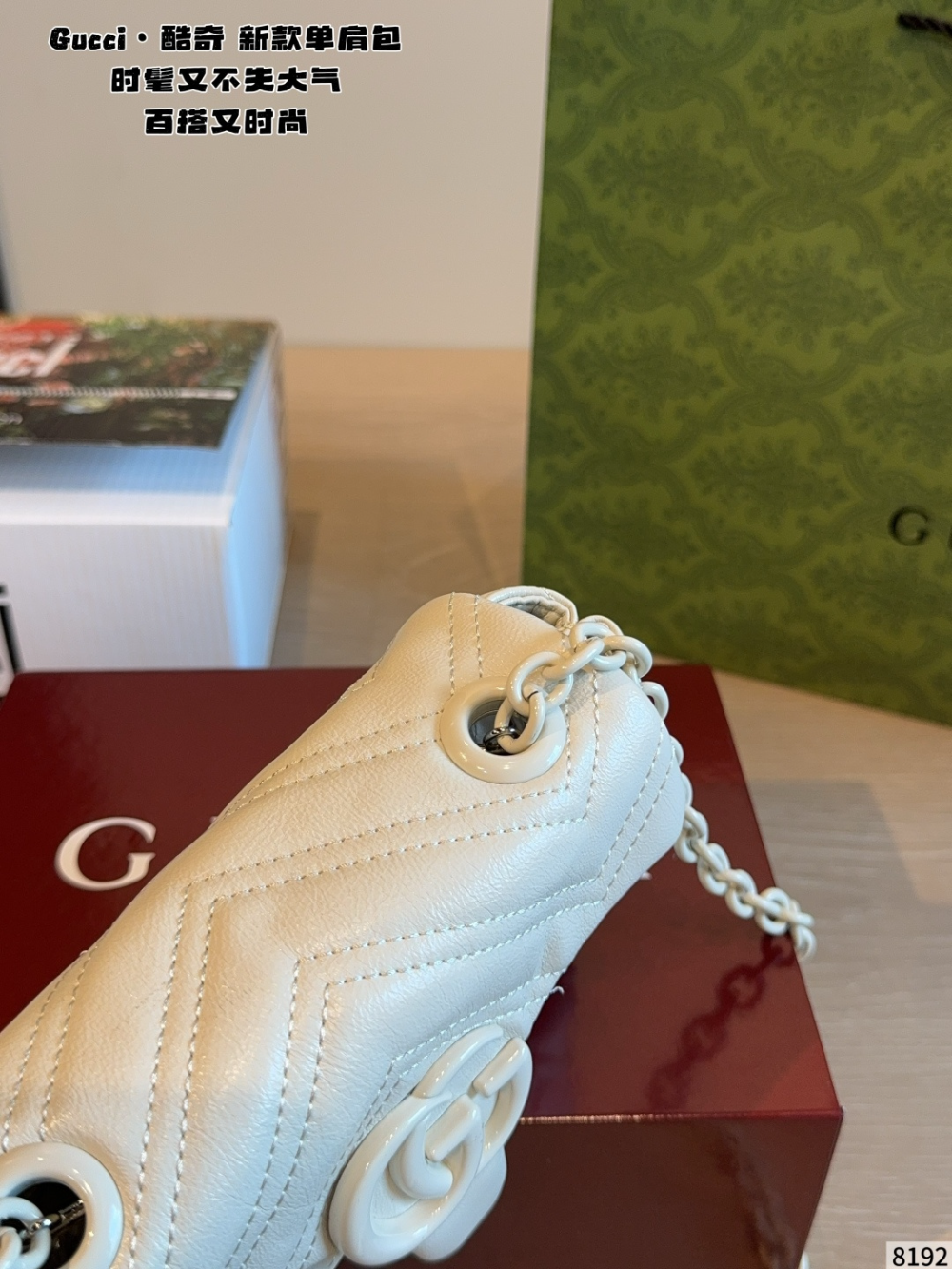 GEM186 New arrive fashion black white grey color bag for woman beautiful gift to choose gift size to choose 18*7*11cm