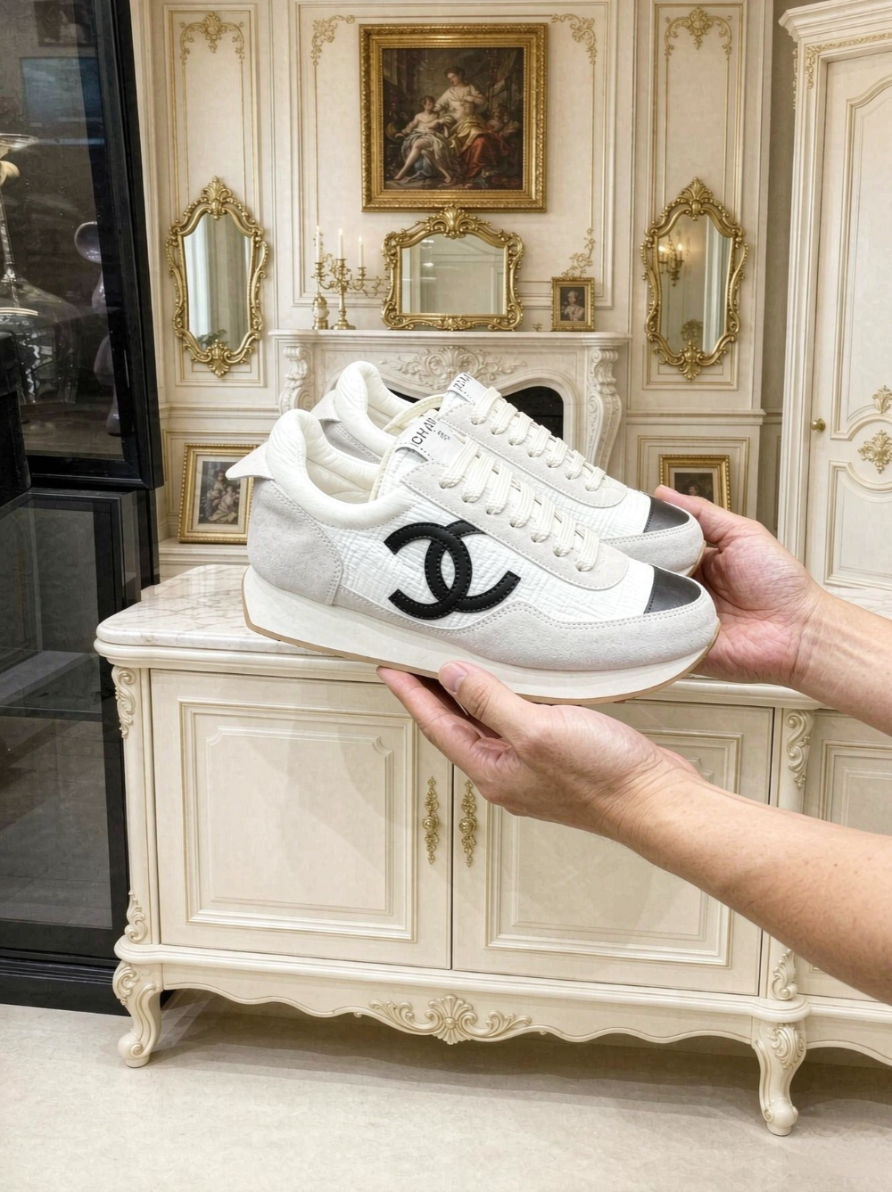 CEM366 Designer Shoes women Sneakers shoes for women black white blue color Sneaker high quality size 35-42