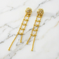 CEM287 New Arrive Silver Gold Color Rose Gold Earring Fashion Design Earring Charm for Women Jewelry  9.5cm Long