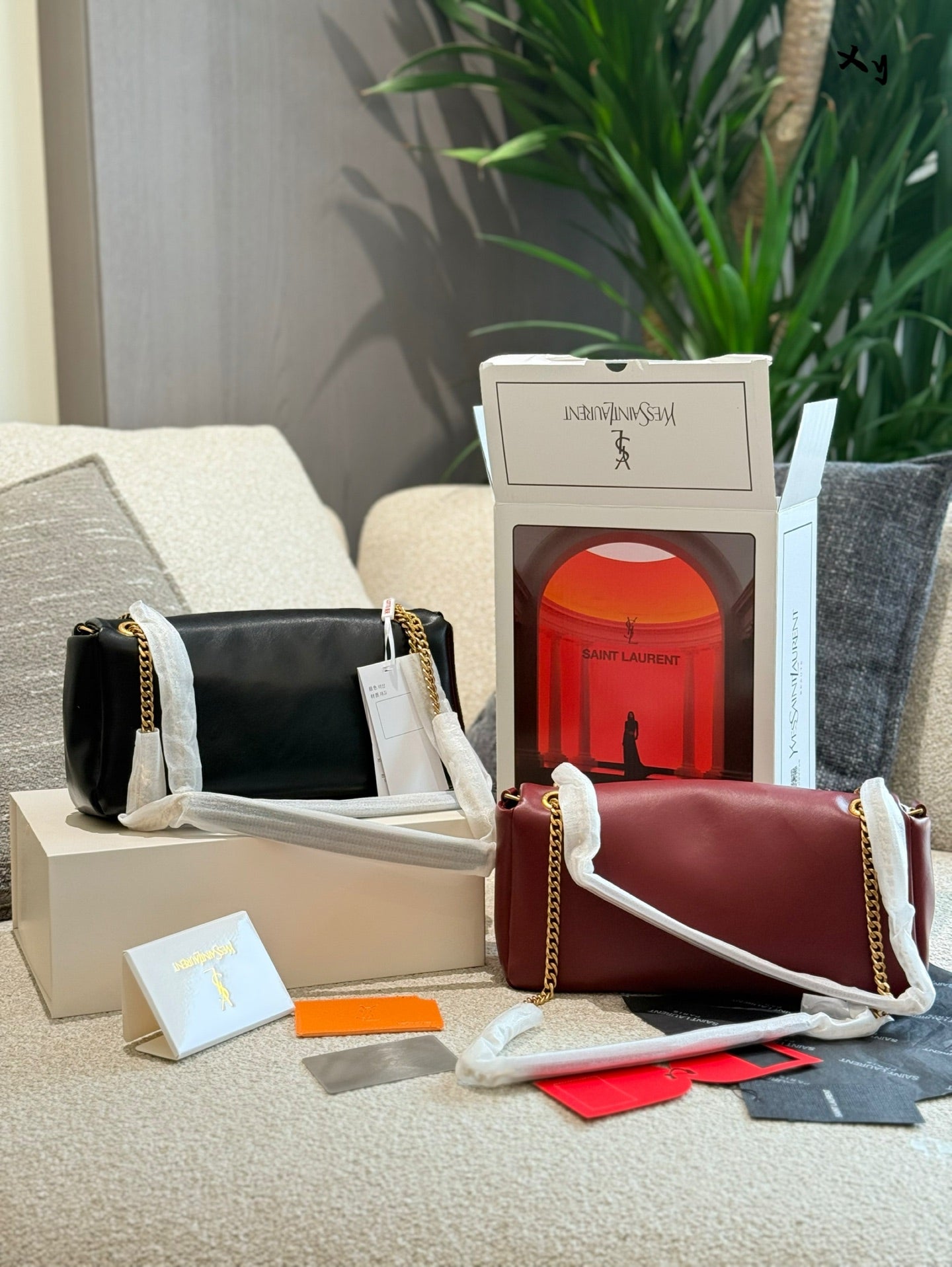 SEM04 New Designer handBag Shoulder Bag for women black white and red color 28cm