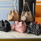 LEM636 New arrive fashion black pink khaki yellow bag for woman hands bag beautiful gift to choose gift  19 x 22 x 14 cm