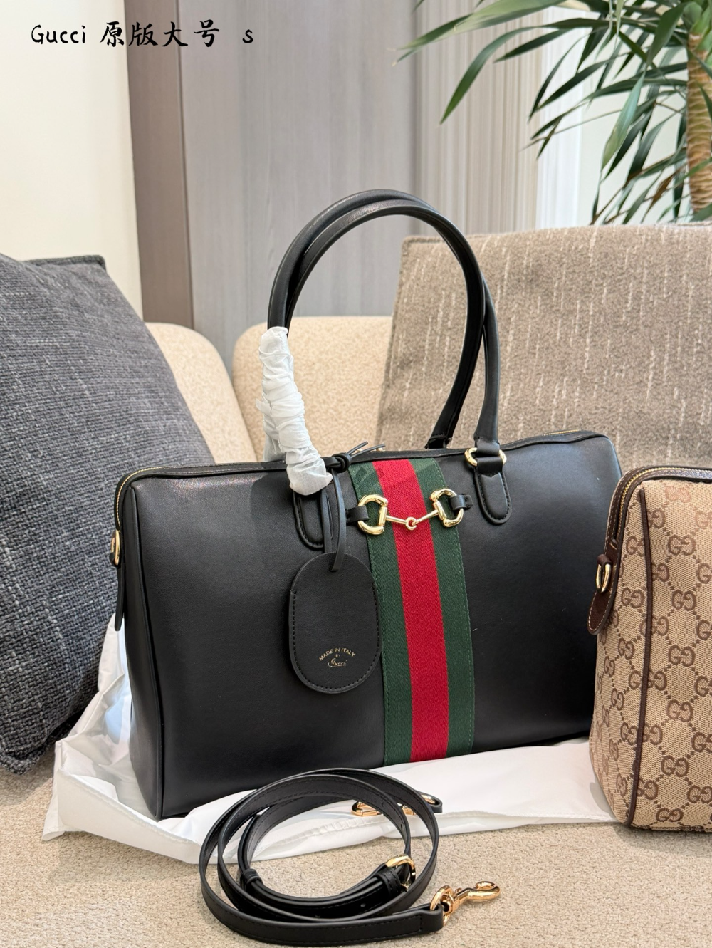 GEM181 New arrive fashion black brown bag for woman hands bag beautiful gift to choose gift 38cm