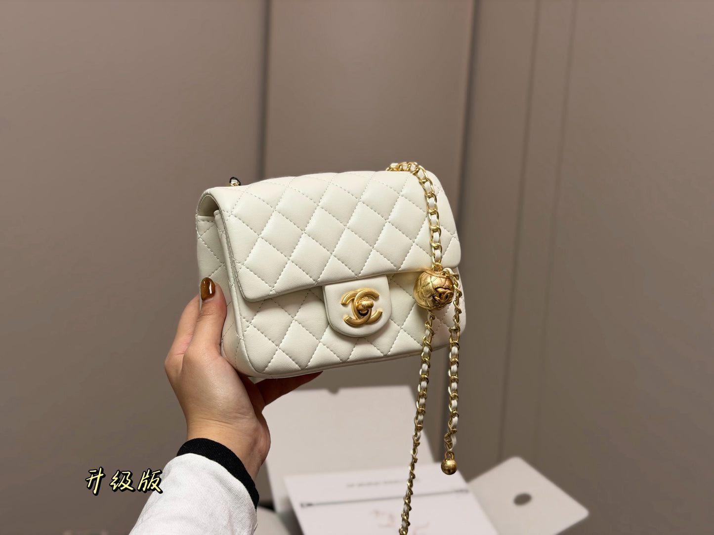 CEM56 New arrive fashion white color bag for woman beautiful gift to choose gift size to choose 2size