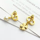 DEM271 New Arrive Fashion  Hot Sale  with Diamond Pearl Earring  for Woman Jewelry To Choose