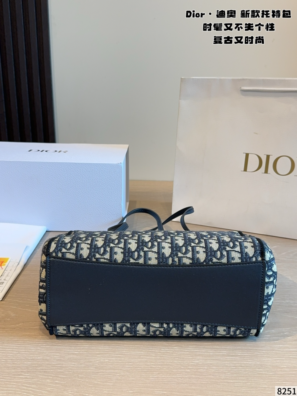 DEM324 New arrive fashion deepblue white grey color bag for woman beautiful gift to choose gift size to choose 26*13*20cm