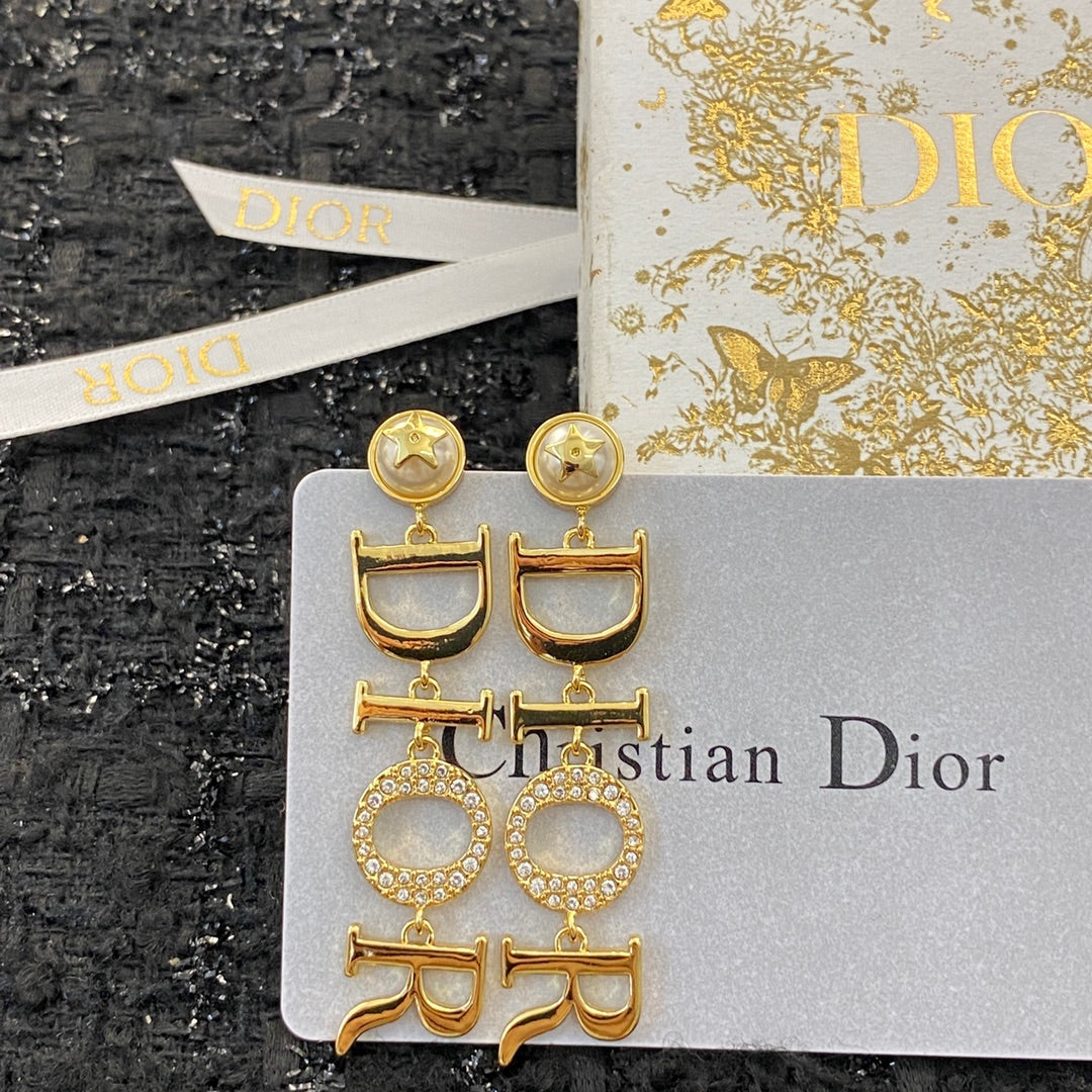 DEM242 New Arrive Fashion  Hot Sale  with Diamond Long Earring  for Woman Jewelry To Choose