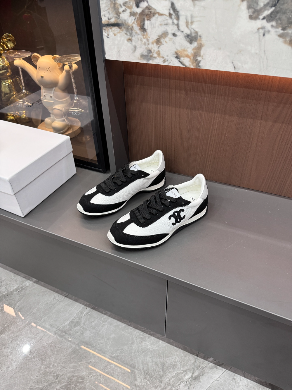 CLEM43 fashion 2 color  shose for woman black grey brown color  beautiful gift to choose