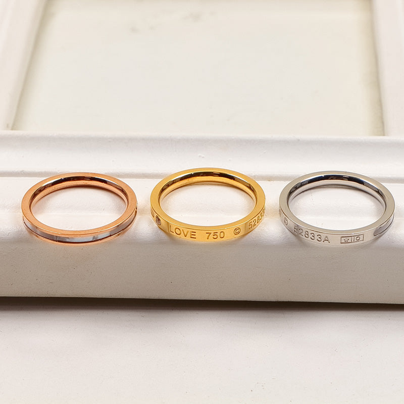 BEM36 Classic Ring Brand Designer Love Ring Diamond Wedding Gold Ring Women Ring Love Promise Jewelry