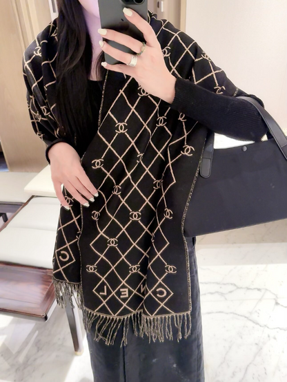 CEM362 new arrive  Hot sale black pink brown color fashion beautiful  scarf  for woman gift  to choose size 44.6x168cm