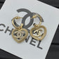 CEM205  New Arrive Fashion  Hot Sale  with Diamond Heart Earring  for Woman Jewelry To Choose