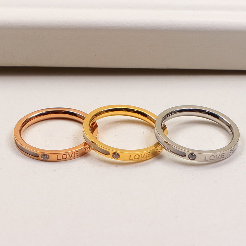 BEM36 Classic Ring Brand Designer Love Ring Diamond Wedding Gold Ring Women Ring Love Promise Jewelry