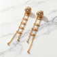 CEM287 New Arrive Silver Gold Color Rose Gold Earring Fashion Design Earring Charm for Women Jewelry  9.5cm Long