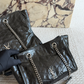 SEM14 New arrive fashion black  bag for woman hands bag beautiful gift to choose gift 2 size