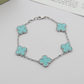 VAEM22 New trendy four-leaf collar chain bracelet personalized luxury high-end accessory available as a gift option