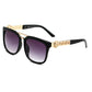 CAEM02 Designers Men Classic Brand Retro women Sunglasses  Eyewear Metal Frame Sun Glasses Woman glass lenses aviator sunglasses With box