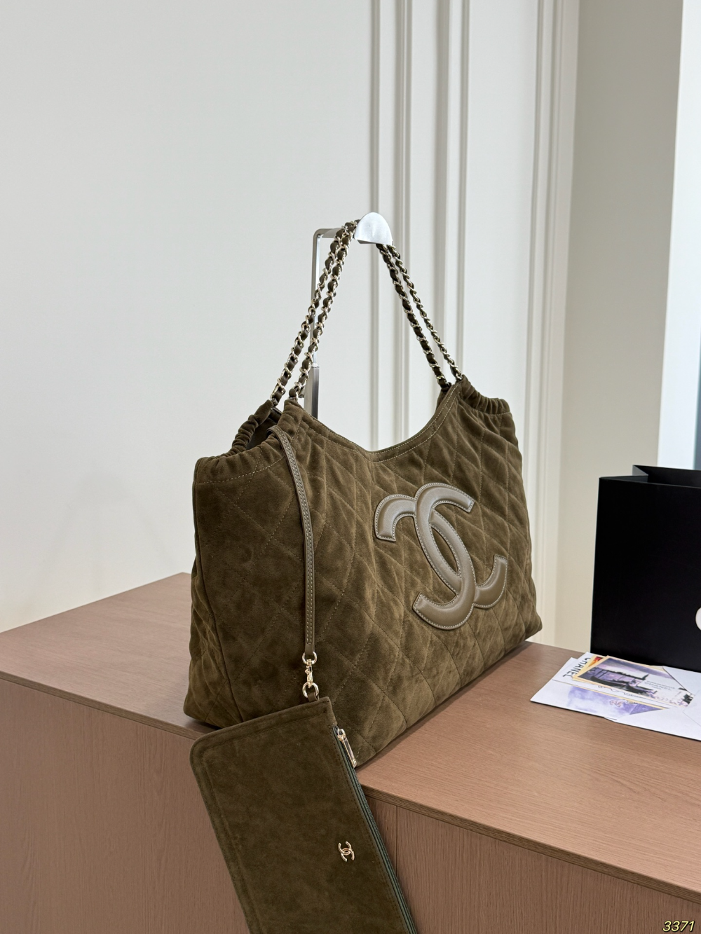 CEM354 New arrive fashion brown olive green black coffee color bag for woman beautiful gift to choose 42*27cm