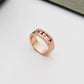MEM13 luxury designer Love Ring Titanium Steel Classic gold ring Jewellery Men and Women Couples Wedding Ring Valentine's Day Gift