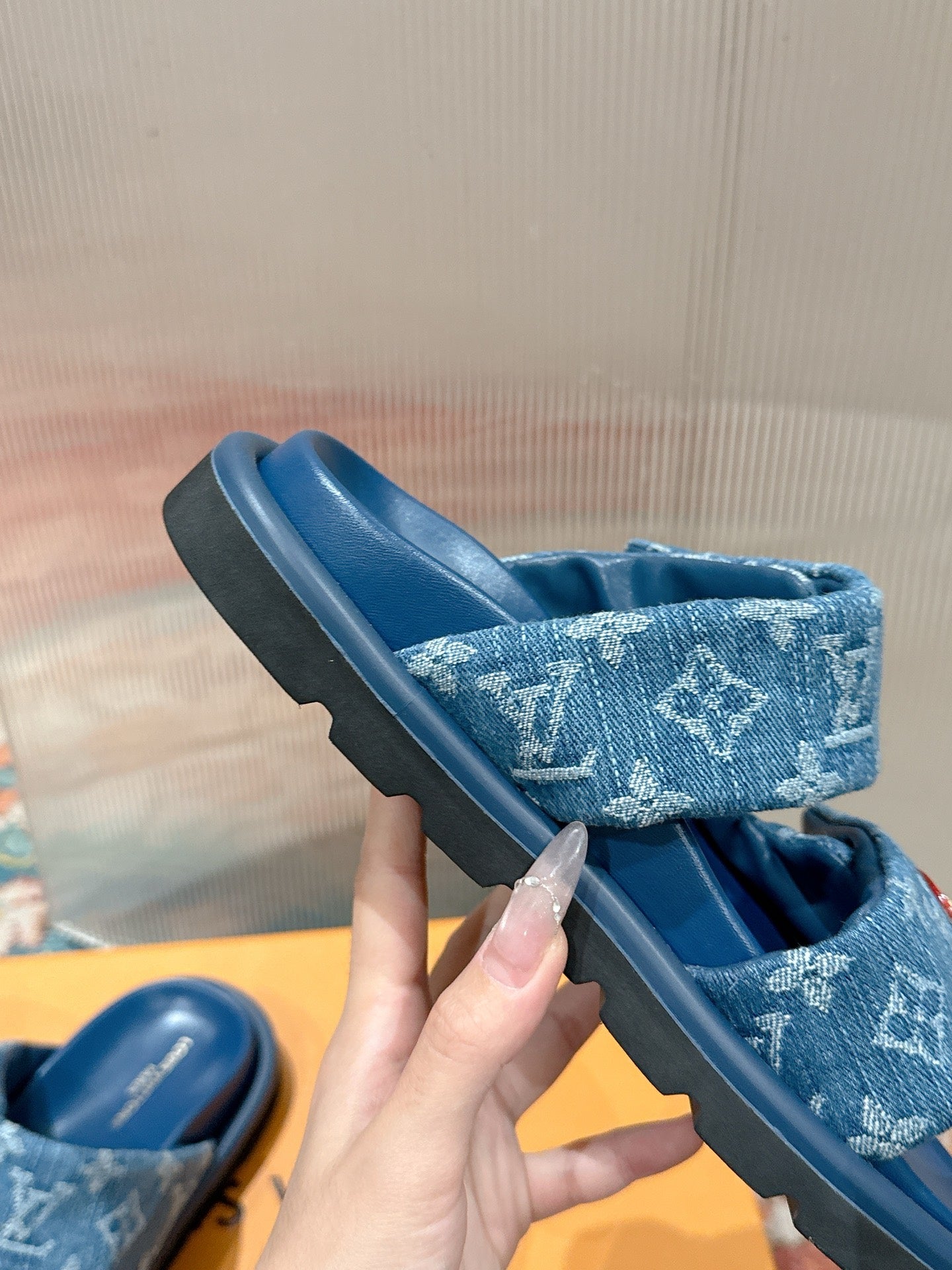 LEM453 Designer women Slippers sandals shoes for women mix color shoes high quality size 4.5cm