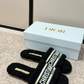 DEM343 Designer women Slippers black grey color sandals shoes for women high quality size 35 to 41