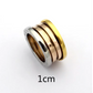 BR20  Hot Sale Fashion Rings for Women Men Jewelry Couples Cubic Zirconia Wedding Rings Bague Femme