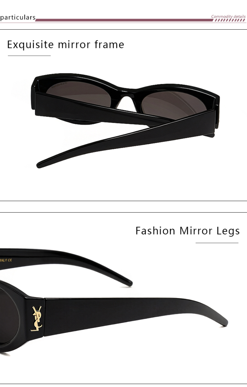 YLS03 Designer sunglasses luxury Spicy girl style sunglasses for women Sexy trend men gift glasses Beach shading UV protection polarized glasses with box