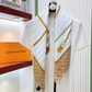 LEM440 New product launched selling well Khaki fashionable and exquisite scarf as a great gift option 90*90cm