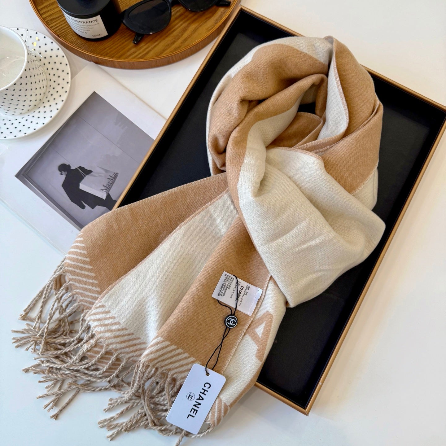CEM178 inter scarf Shawl designer scarf women plaid cashmere long tassels soft sjaal brown scarves for women scarf man winter warm breathable simple style 45*180cm