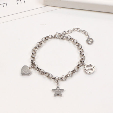 GEM121  New Arrive Titanium Steel  Classic Bracelet for Women Couples Anel Wedding Bands Bague Femme Not with Box