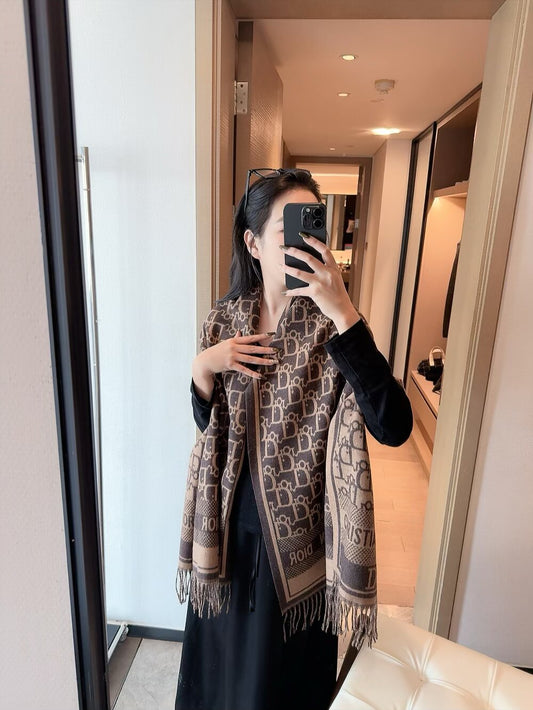 DEM234 Scarf Designer Classic Plaid Women Man Designer Scarf 100% Cashmere Scarves For Winter Warm Womens and mens Long Wrs