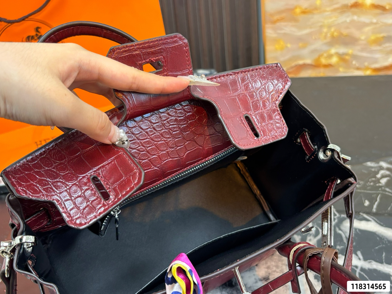HEM123 New arrive fashion white red wine black khaki brown color  bag for woman beautiful gift to choose gift size to choose 25*18cm