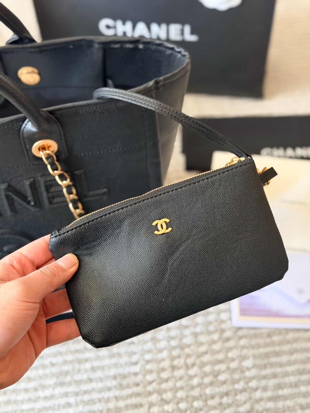 CEM472 New arrive fashion black color bag for woman beautiful gift to choose  39*31cm