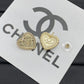 CEM215 New Arrive Fashion  Hot Sale  with Diamond Heart Earring  for Woman Jewelry 2 Color To Choose Gift