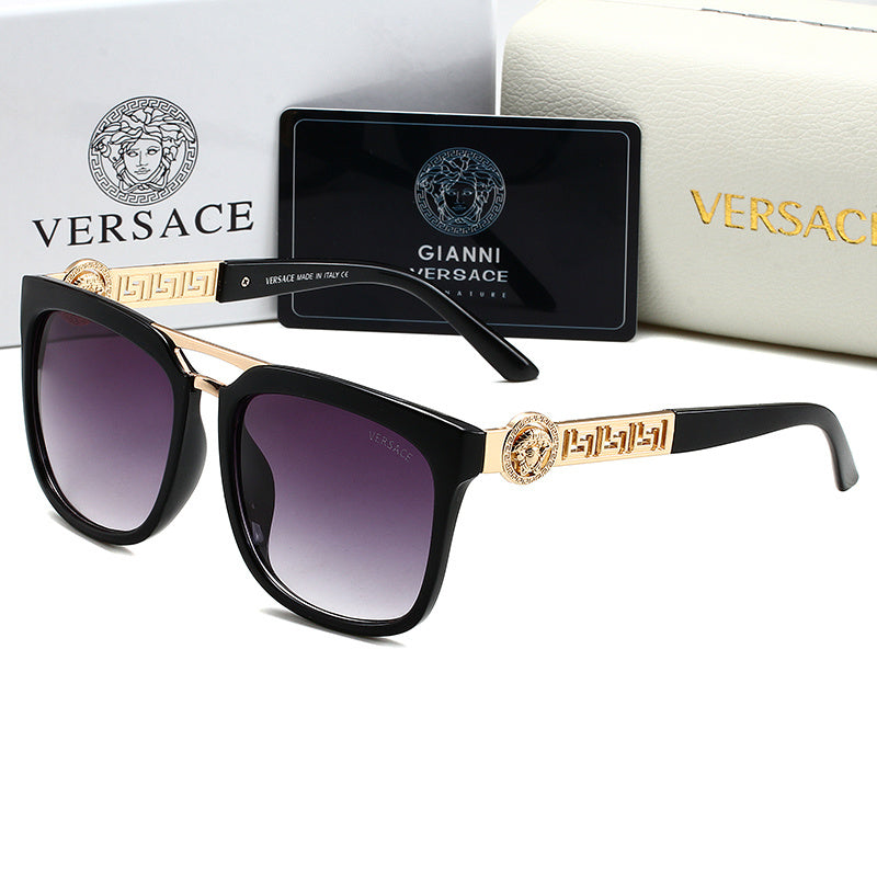 CAEM02 Designers Men Classic Brand Retro women Sunglasses  Eyewear Metal Frame Sun Glasses Woman glass lenses aviator sunglasses With box